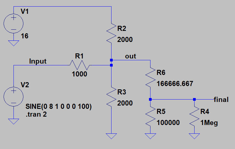 Reading negative voltages with an ADC using passives – OSH Garage